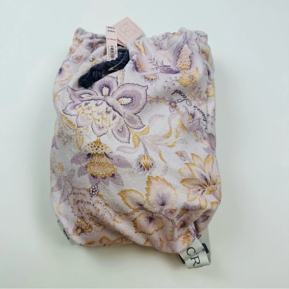 Victoria's Secret 2 in 1 Towel Backpack Pastel Floral Backpack